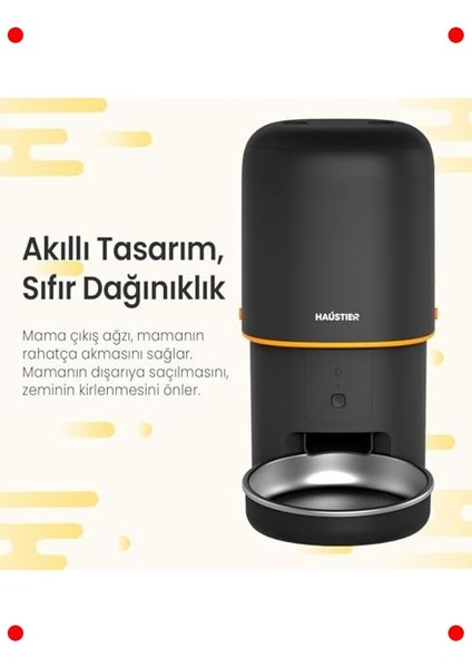 Akıllı Otomatik Mama Kabı - Wi-Fi Kontrollü 4l indirimleri