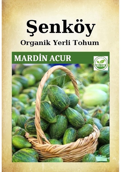 Yerli Mardin Midyat Acur Tohumu Doğal Ata Şelengo Tohumu Pakette 3 gr 70 Tohum + Hediye Sebze Tohumu