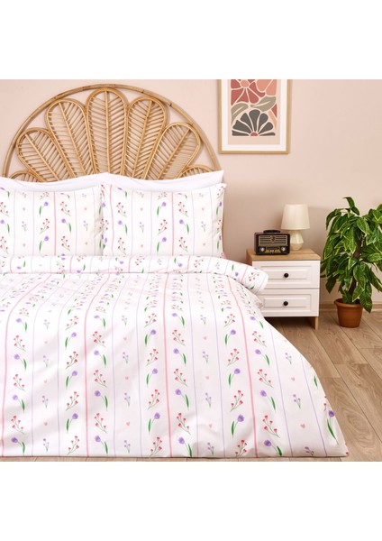 Soft Loretta Tek Kişilik Nevresim Takımı - Renkli