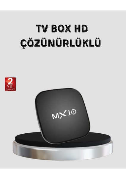 Techmrt Android 4K Tv Box – Wi-Fi, Bluetooth, Dolby Ses, 60 Fps Ultra Hd