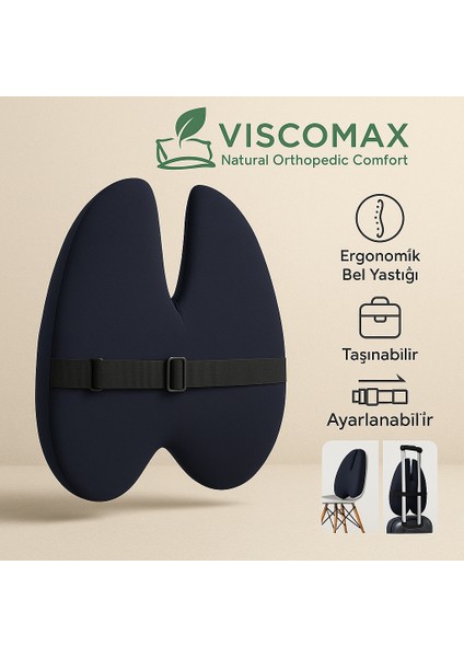 Ergonomik Ofis Sandalye Minderi Seti | Bel, Boyun ve Oturma Desteği 3'lü Set fırsatları