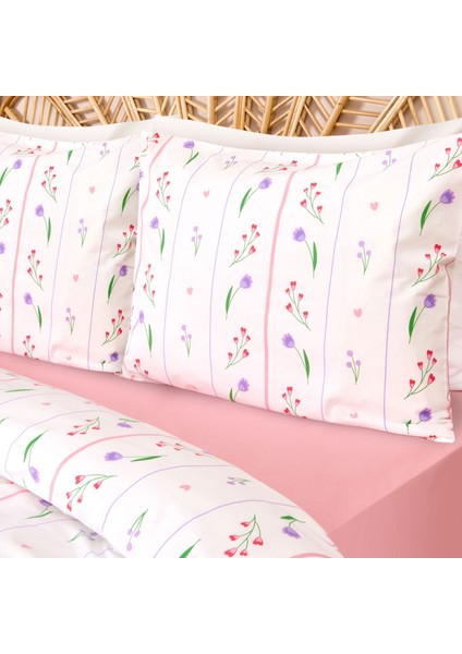 Soft Loretta Tek Kişilik Nevresim Takımı - Renkli modelleri