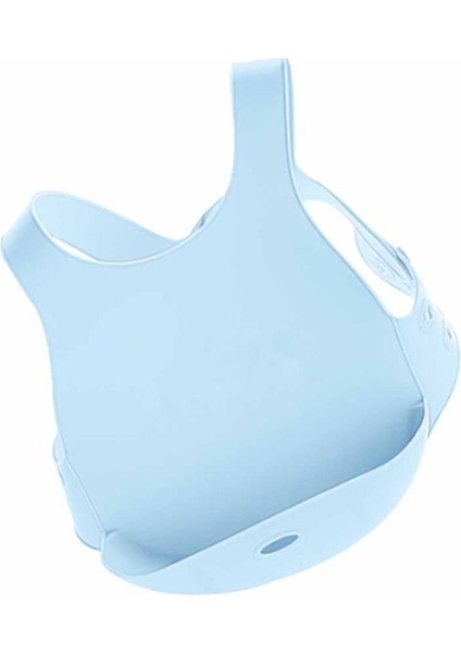 Silikon Mama Önlüğü Mineral Blue