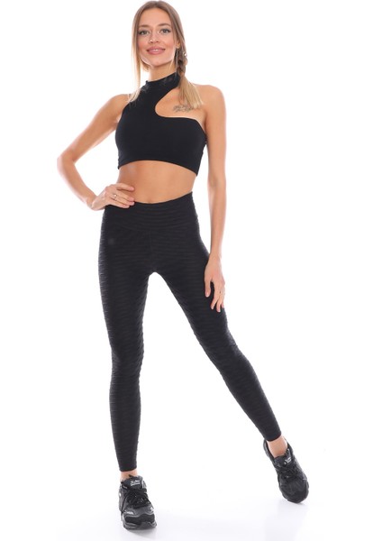 Kabartmalı Kumaş Ekstra Yüksek Bel Günlük Tayt fiyatları