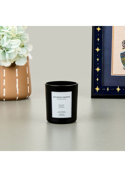 Le Jardin Paçuli Incence Kokulu Mum - Siyah - 120 gr