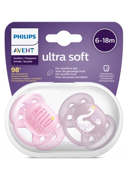 Avent Ultra Soft Emzik 6-18 Ay Kız