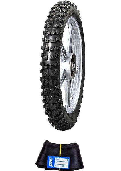 Irc 17 Jant 2.75-17 Tube Type (Iç Lastikli) R (Arka) Ms-2 Motosiklet Dış Lastiği + Irc 2.75/3.00-17 Iç Lastik Seti