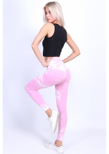 Toparlayıcı Batik Tayt Desenli Spor Tayt fırsatları