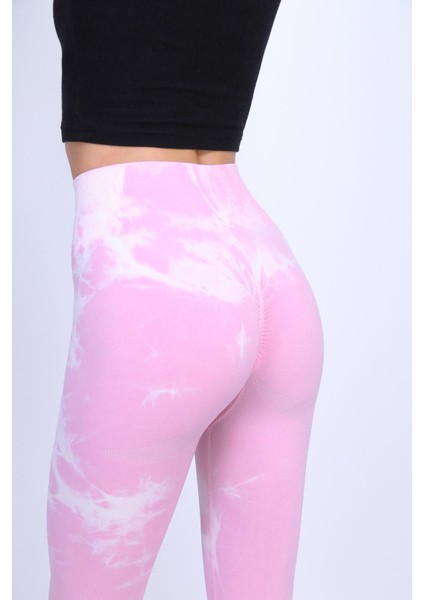 Toparlayıcı Batik Tayt Desenli Spor Tayt indirimleri