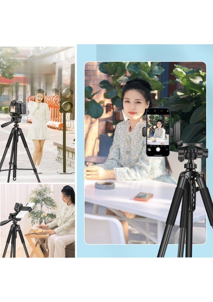 Nexoran® Telefon ve Fotoğraf Makinası Takılabilen Bluetooth Kumandalı 146 cm Tripod fırsatları