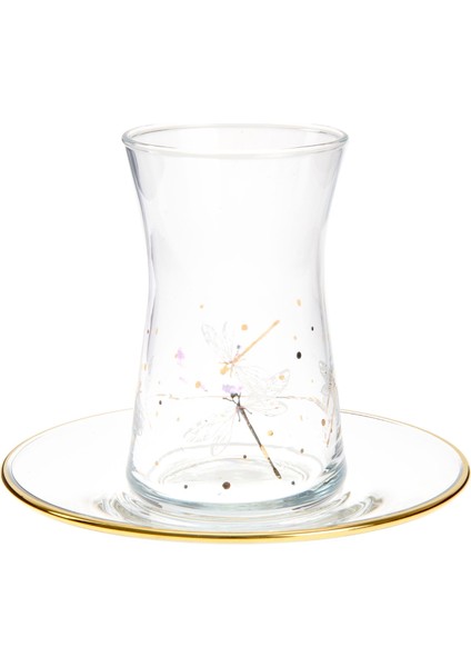 Dragonfly 12 Parça Çay Seti - Renkli - 170 ml modelleri