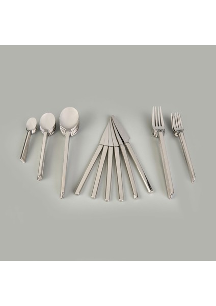 Romeo 36 Parça Çatal Kaşık Bıçak Seti - Inox
