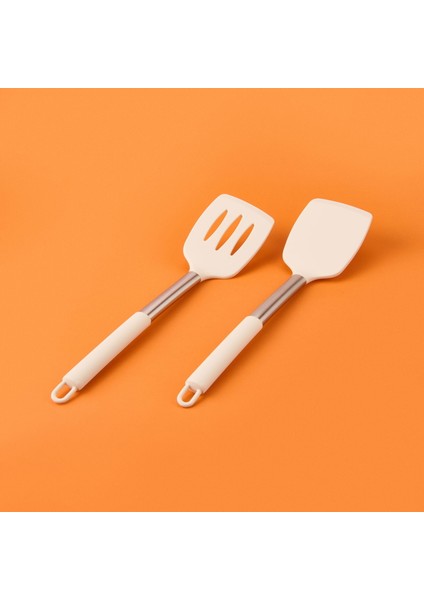 Morenita 2 Parça Silikon Servis Seti - Gri / Beyaz
