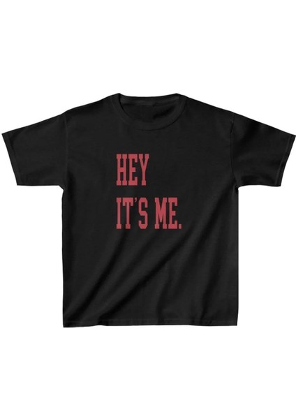 Çocuk Unisex Baskılı T-Shirt - Siyah