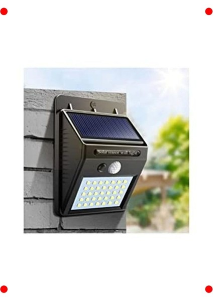 Güneş Enerjili 20 Ledli Bahçe Lambası