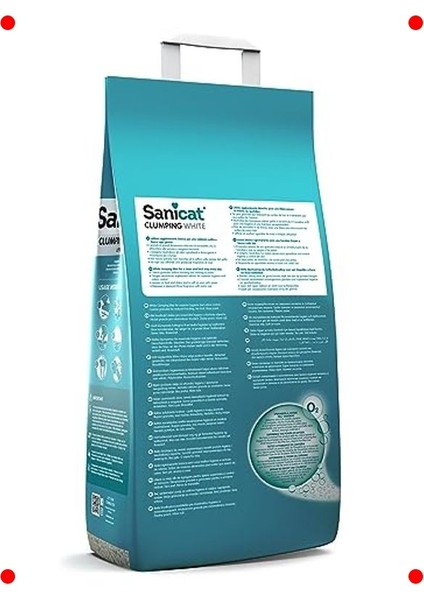 Beyaz Gül Kokulu Topaklanan Kedi Kumu 8 Litre modelleri