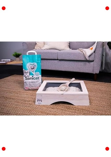 Beyaz Gül Kokulu Topaklanan Kedi Kumu 8 Litre indirimleri