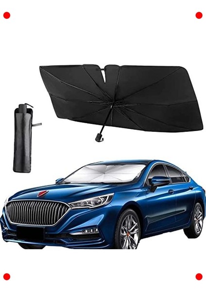 Katlanabilir Şemsiye Tip Ön Cam Güneşliği