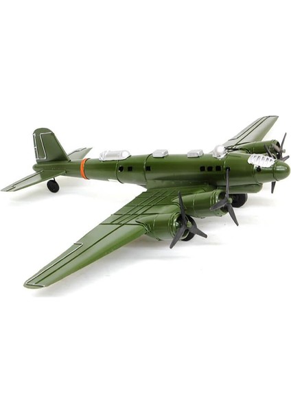 Dekoratif Metal Uçak Vintage Ev Ofis Hediyelik