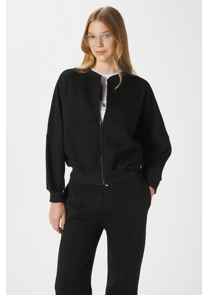 Kadın Darcy Içi Polarlı Oversize Kalıp Siyah Alt Üst Eşofman Takımı fiyatları