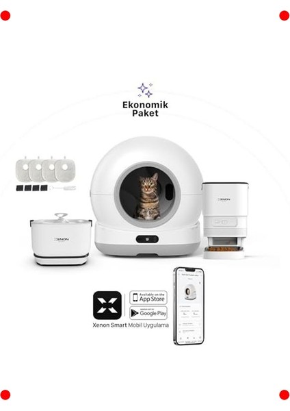 Akıllı Evcil Hayvan Bakım Başlangıç Seti (4'lü) fiyatları