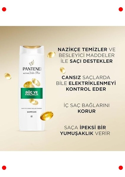 Güç ve Parlaklık Veren Şampuan 800 ml fırsatları