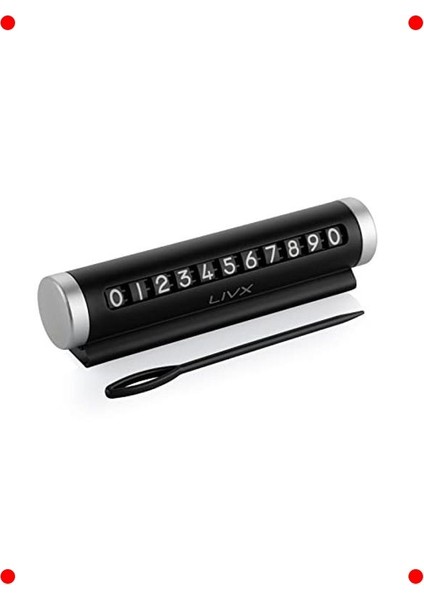 Araç Içi Alüminyum Gizlenebilir Park Numaratör