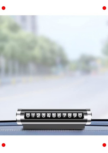 Araç Içi Alüminyum Gizlenebilir Park Numaratör fiyatları