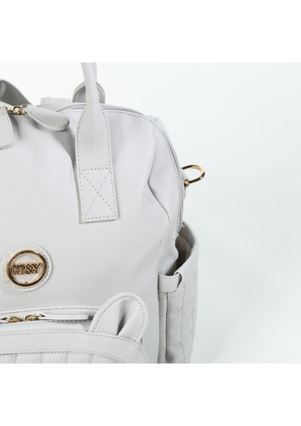 M&y Kitty Deri Anne Bebek Bakım Sırt Çantası 7271 Gri indirimleri