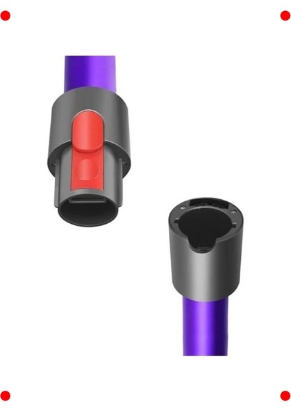 V7-V15 Uyumlu Mor Dikey Süpürge Borusu modelleri
