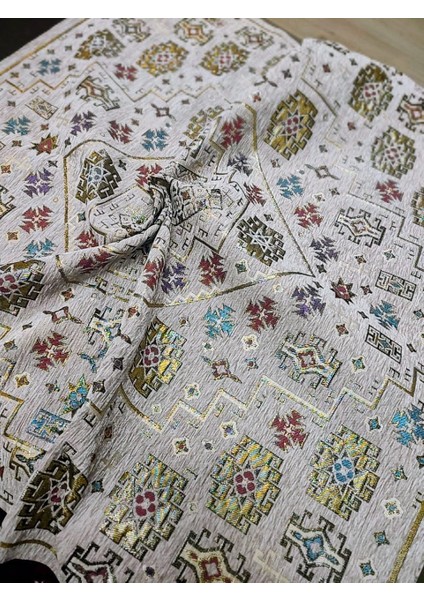 İran Etnik Desenli Jakarlı Masa Örtüsü fiyatları