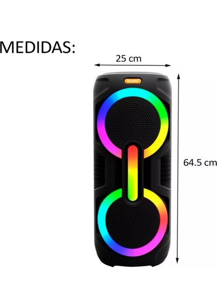 🔊 Katjmer KT-SP01 | Rgb Işıklı | Usb/bluetooth Müzik Kutusu | Güçlü Ses Performansı