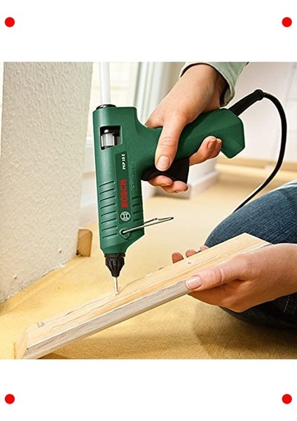 Elektrikli Sıcak Tutkal Tabancası - Uzun Nozüllü, Yeşil fırsatları