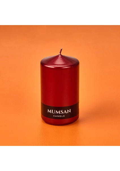 Baton Mum - Metalik Bordo - 6X10 cm