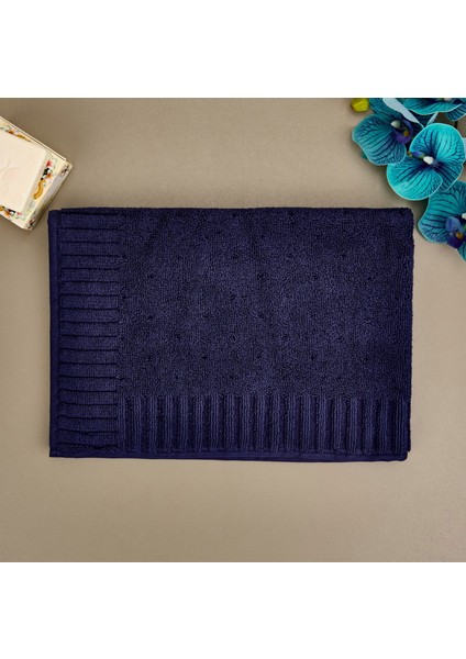 Soft Patte Ayak Havlusu - Lacivert - 50X70 cm