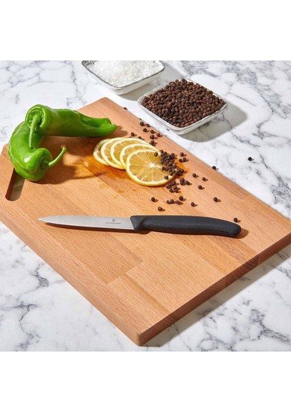 6.7703 Soyma Bıçağı - Siyah - 10 cm