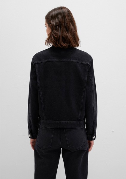 Ruby Iconic Koyu Gri Jean Ceket 1110505-89163