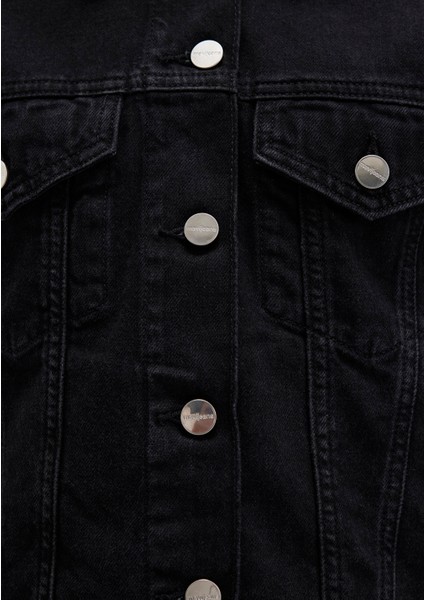 Ruby Iconic Koyu Gri Jean Ceket 1110505-89163