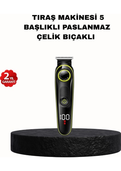 Nrzsnt 5’i 1 Arada Erkek Bakım Seti Şarjlı Suya Dalı Çok Fonksiyonlu