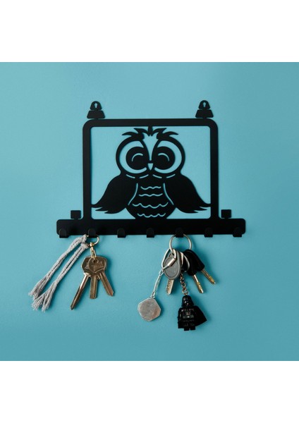 Deco Baykuş Anahtarlık - Siyah - 24X15 cm fiyatları