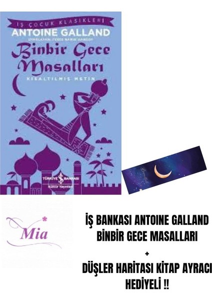 Iş Bankası Çocuk Yayınları Antoıne Galland Binbir Gece Masalları