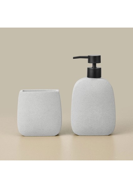 Bath Mithra 2'li Banyo Sıvı Sabunluk Seti - Gri fiyatları