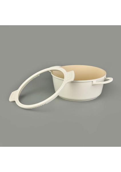 Pienza Alüminyum Tencere Seti - Krem / Bej - 7 Parça fiyatları