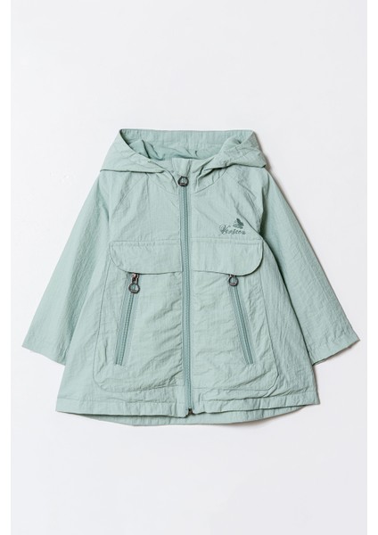 Kız Kapüşonlu Nakışlı Yağmrluk & Rüzgarlık 1 - 5 Yaş