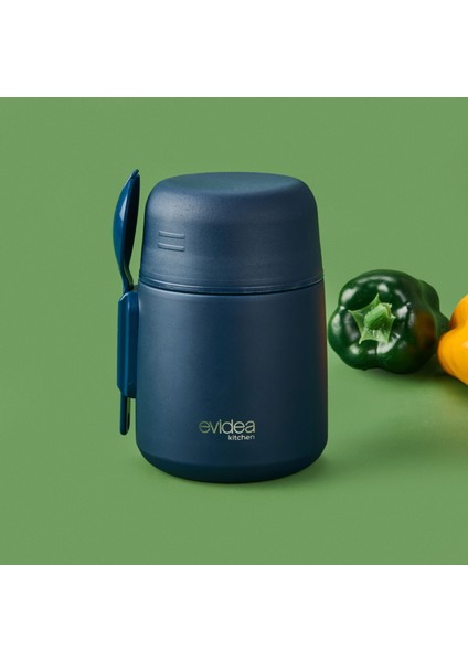 Kitchen Yemek Termosu - Lacivert - 500 ml modelleri