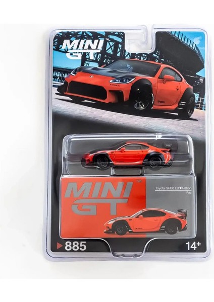 Nessiworld Gt 1/64 Toyota GR86 Lb?nation Red - Blister Paket fiyatları