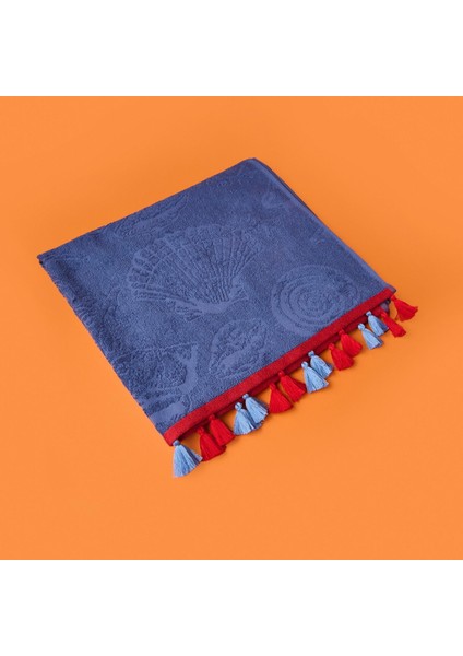 Soft Seashell Plaj Havlusu - Lacivert - 70X140 cm modelleri