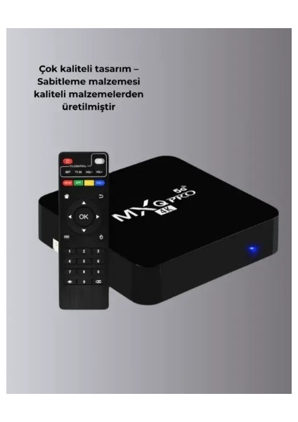 4K Android Tv Box – 2gb Ram 16GB Rom, Hızlı Wi-Fi Bağlantılı Akıllı Medya Kutusu modelleri