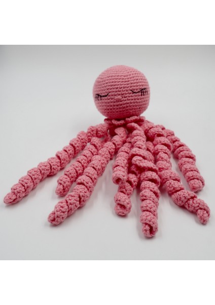 Sevimli Ahtapot Amigurumi Oyuncak