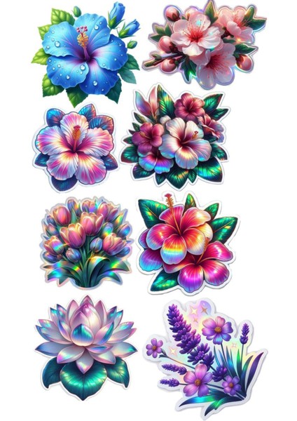 Bitki Çiçek Telefon Laptop Notebook Tablet Defter Matara Stiker Etiket ST2091